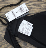 Bar III Womens Resort Solids Ring-Detail Bikini Swim Top MBRS24101 Black S