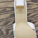 Olivia Miller Women's Sofia Heel Sandals Heels Shoes OMRA-8353 White 6M