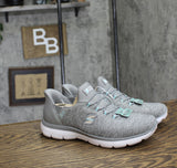 S Sport By Skechers Womens Syrka Step-Ins Sneakers 90429464 Gray 6.5M