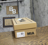 Mia Rasia Womens Round Toe Ballet Flat Sandals GS1578607 Black 10M