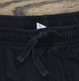 Cathy Daniels Elastic Waist Capris with Buttoned Hem and Pockets Black 1X