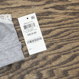 Jenni Womens On Repeat Wide Lace Bralette 100120858 Sleep Gray Heather M