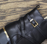 Calvin Klein Womens Jasen Buckle Boots KCJASEN Black 6M