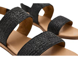 Easy Spirit Lana Double Strap Slingback Sandal SELANA2 Black / Brown 6.5M