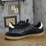Goodfellow & Co Mens Lace Up Flat Finlay Sneakers 94504654 Black 10 1/2