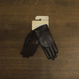 Isotoner Stretch Leather Touchscreen Gloves 430M3 Brown S/M