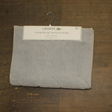 Lacoste Home Rectangle Anti-Microbial Bath Rug Micro Chip Gray 20" x 32"