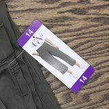 Gloria Vanderbilt Womens Pull On Wide Leg Cropped Pants 1797444
