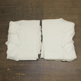 Exclusive Home Woven  Blackout Button Curtain Panel Pair Vanilla Off white 52x84