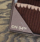 On 34th Ribbed Beanie and Gloves Boxed Set MO9042501 Chocolate Brown