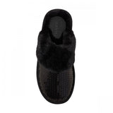 Auden Womens Rae Sequin Scuff Slippers 91639271 Black M (7/8)