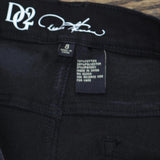 DG2 Womens Virtual Stretch Bootcut Jeans 166c048bce9a63 Black 8