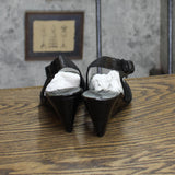 Bandolino Womens Vintage Sling Back Wedge Heels Dark Silver Gray 5.5M
