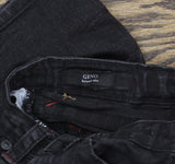 True Religion Kids Geno Relaxed Slim Fit Snap Horseshoe Jeans Black Wash 6