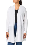 Anne Klein Womens Open Front Monterey Cardigan 10888023 Bright White 0X