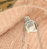 A New Day Womens Round Neck Cable Knit Pullover Sweater 94681582 Pink S