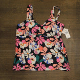 Raisins Curve Rimini Printed Tankini Top N840113 Black Multi 20W