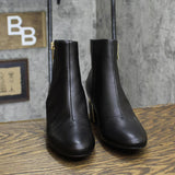 DKNY Womens Side Zip Crosbi Booties K3021605 Black Leather 8M