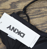 DKNY Womens Molded Underwire Bikini Top Swim DIMTS401 Black XL