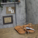 Universal Thread Womens Mildred Ornament Ankle Strap Sandals 93321878 Brown 6M