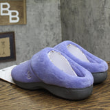 Isotoner Slip in Memory Foam Clog Slippers Deep Periwinkle Purple XL (9.5-10)