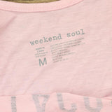 Weekend Soul Womens Pajama Sleep Tacos are My Love Tank Top Pink M