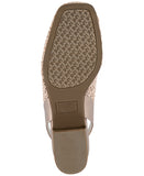 Jones New York Womens Carolton Embroidered Slingback Flats Rose Gold Pink 8.5M