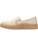 Clarks Mykah Shine Slip-On Sneakers 26187656 Natural Raffia Brown 6.5M