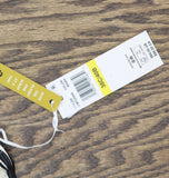 Anne Cole Palm Chic Draped Front Underwire Swim Top Black / White 38C / 40B