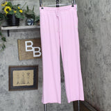 Gap Body Womens Ribbed Drawstring Pajama Pants G1129XPTMA Lilac Purple S