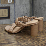 A New Day Women's Basil Mule Heels 83378309 Brown 7.5M