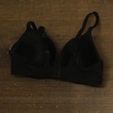 Auden Womens Luxe Stretch Comfort Wire Demi Adjustable Bra 94266734 Black 38C