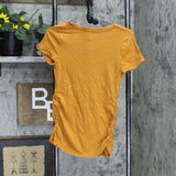 Isabel Maternity Maternity Short Sleeve Shirred V-Neck T-Shirt 534768