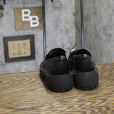 Wild Fable Womens Slip On Platform Loafers Black 5.5M