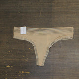 Calvin Klein Womens Ultra Soft Modal Thong QD3670 Beige Brown XL