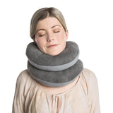 Travelon Deluxe Wrap-n-Rest Neck Pillow Dark Gray / Light Gray One Size