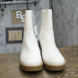 Universal Thread Jenna Platform Boots with Memory Foam Insole Off White 9M
