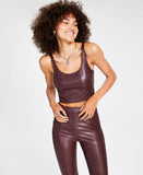 Guess Women's Sleeveless Sabella Pu Top W2BP26K8S30