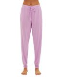 Gap Body Women's Drawstring-Waist Jogger Pajama Pants Purple Orchid XL