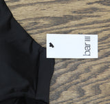 Bar III Womens Tell Me About It Studded One Piece Swimsuit Black / Silver S