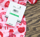 Roudelain Womens Valentine's Fairytale Pajama Shirt Top EJJE319M Cowgirl Pink L