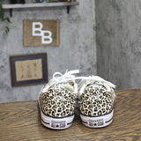 Converse Street Low Top Lace Sneakers Cheetah Brown Multi Womens 12 / Mens 10