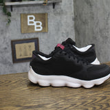 Ryka PodFlow Retro Mesh Walking Shoes Low Top Lace-Up J5714M1 Black 9W