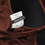Miraclesuit Allover-Slimming Wrap One-Piece Swimsuit Tamarind Brown 16W