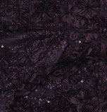 Xscape Womens Long Off-The-Shoulder Lace Dress Gown 4618X Mulberry Purple 16