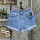 Wild Fable Womens Highest Rise Mom Denim Shorts 1667557b294ef1 Blue 6