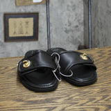 A New Day Womens Audrey Slide Sandals 89998708 Black 10M