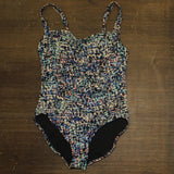 Swim Solutions Tummy Control Abstract Print One-Piece Swimsuit Multi Color 12