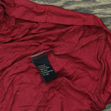 DG2 by Diane Gilman Womens Pleat-Front Dolman Top Shirt 677912 Red L