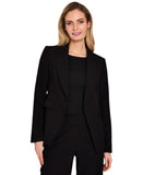 Tahari ASL Womens Single-Button Peak-Lapel Blazer Suit Jacket 2AM610-TJ Black 6